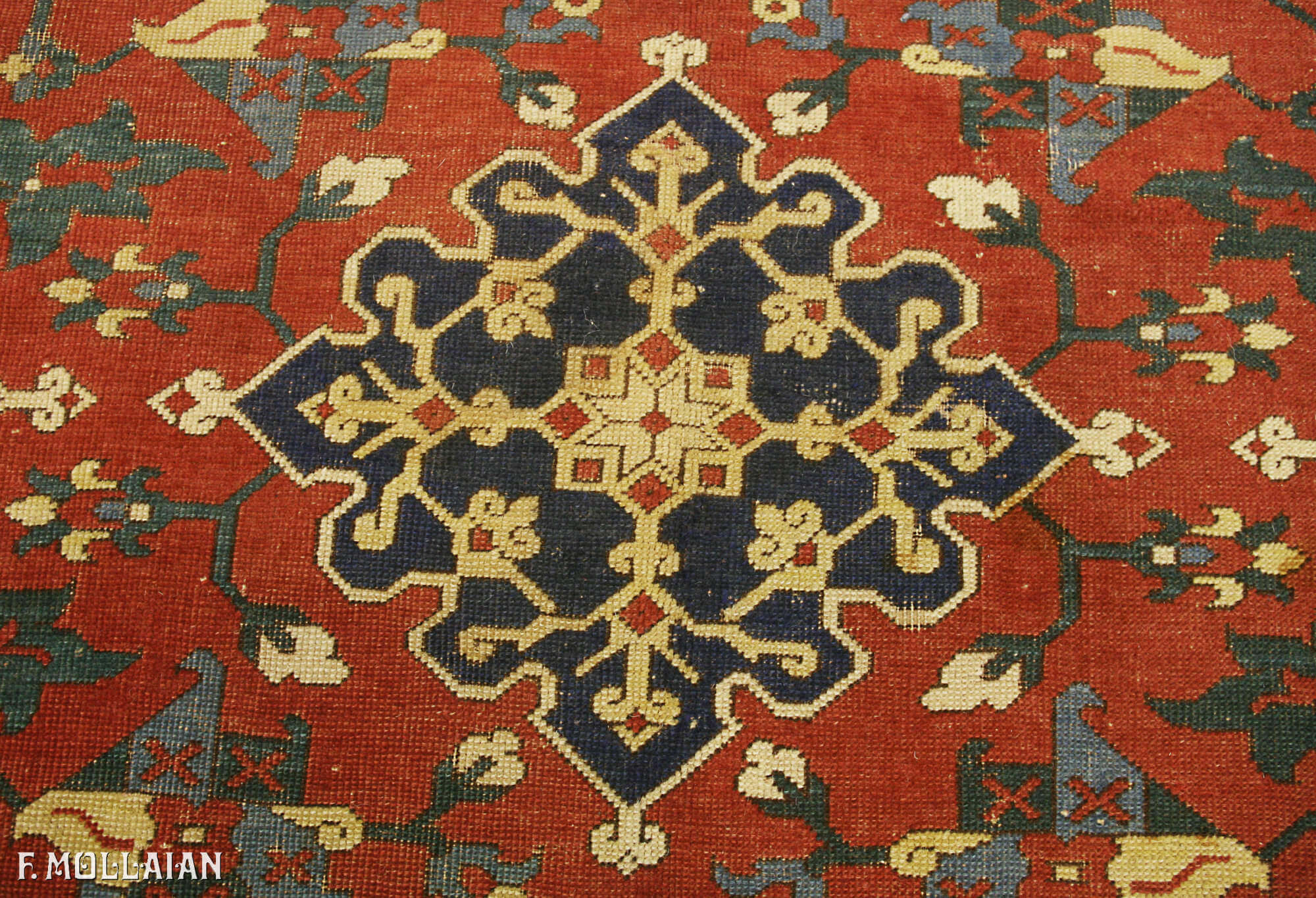 Antique Turkish Ushak (Oushak) Carpet n°:45993040